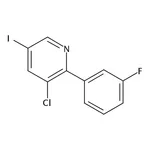 RHAWN 3-Chloro-2-(3-fluorophenyl)-5-iodopyridine
