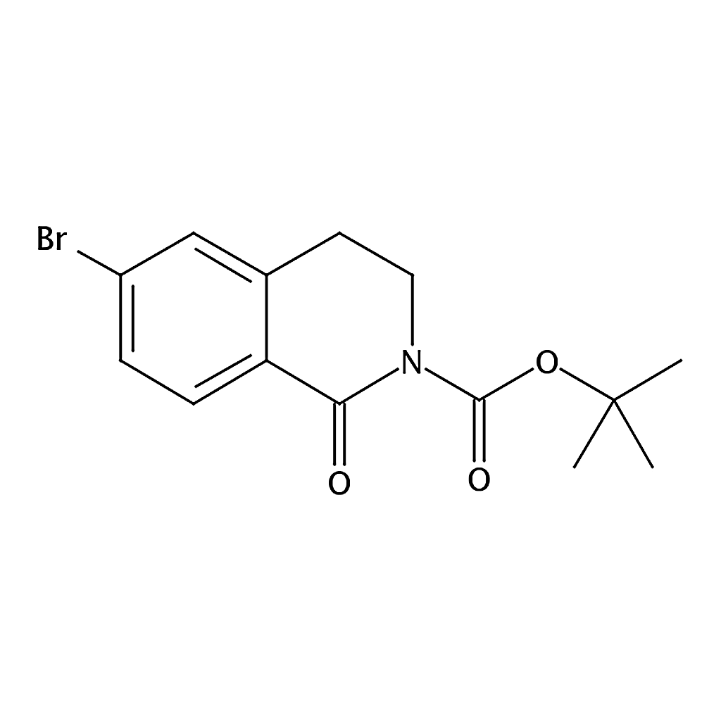 RHAWN tert-Butyl 6-bromo-1-oxo-3,4-dihydroisoquinoline-2(1H)-carboxylate