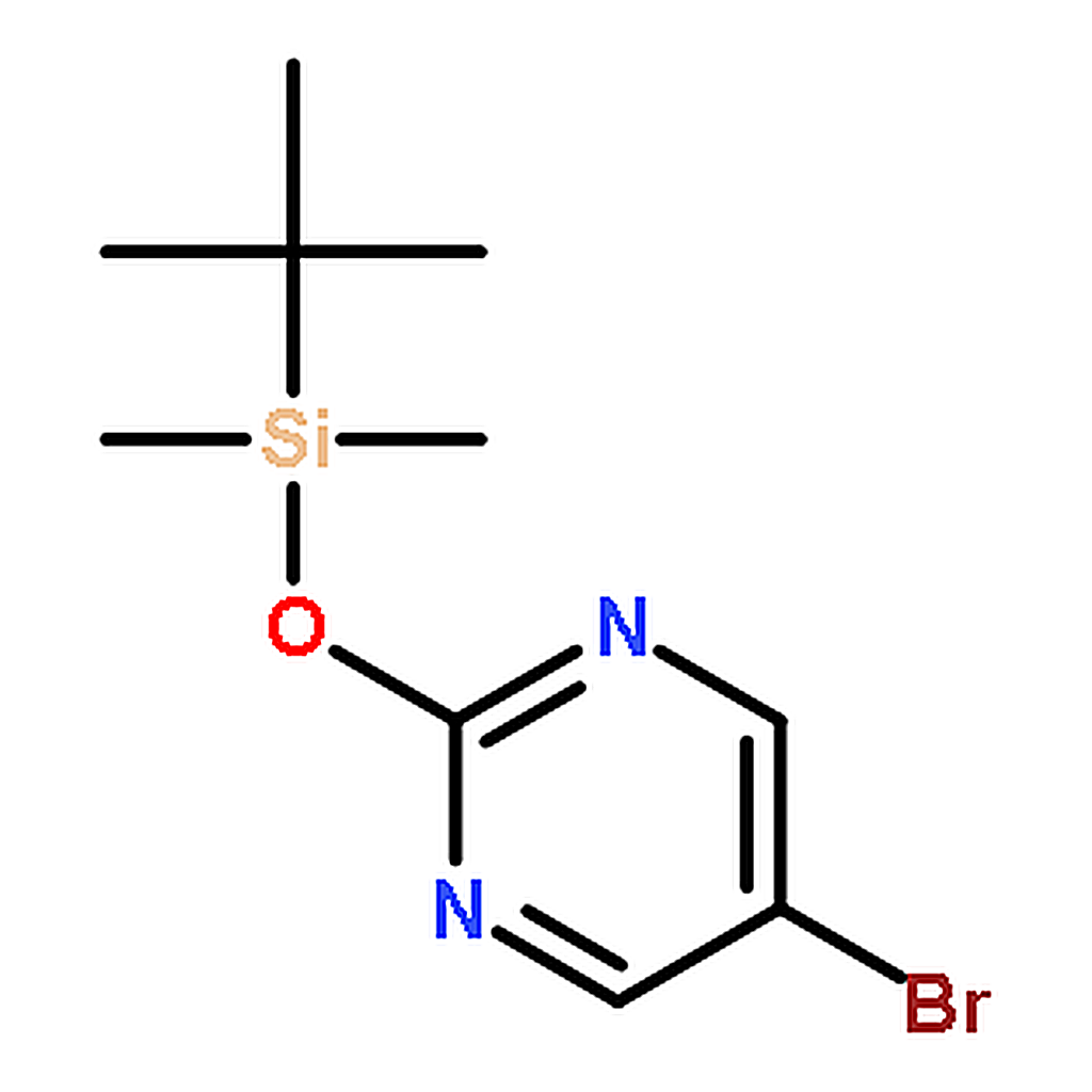 RHAWN 5-Bromo-2-(<I>tert</I>-<WBR>butyldimethylsiloxy)<WBR>pyrimidine