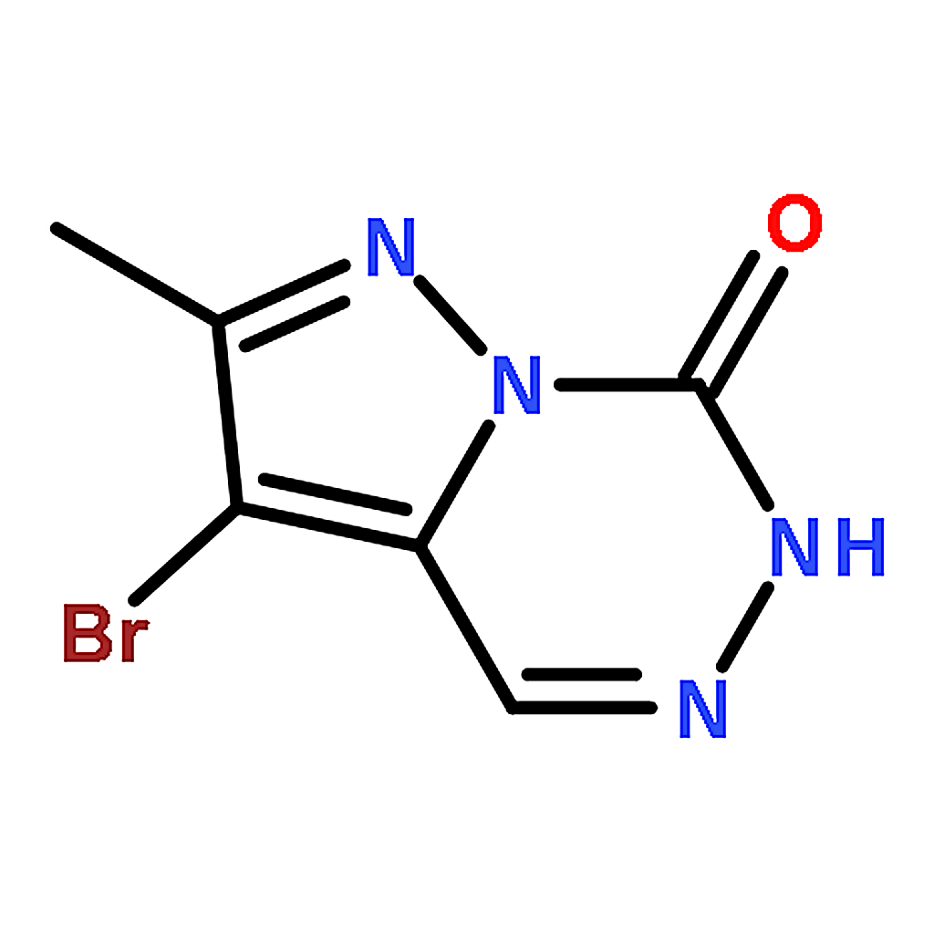 RHAWN 3-Bromo-2-methylpyrazolo[1,5-d][1,2,4]triazin-7(6H)-one