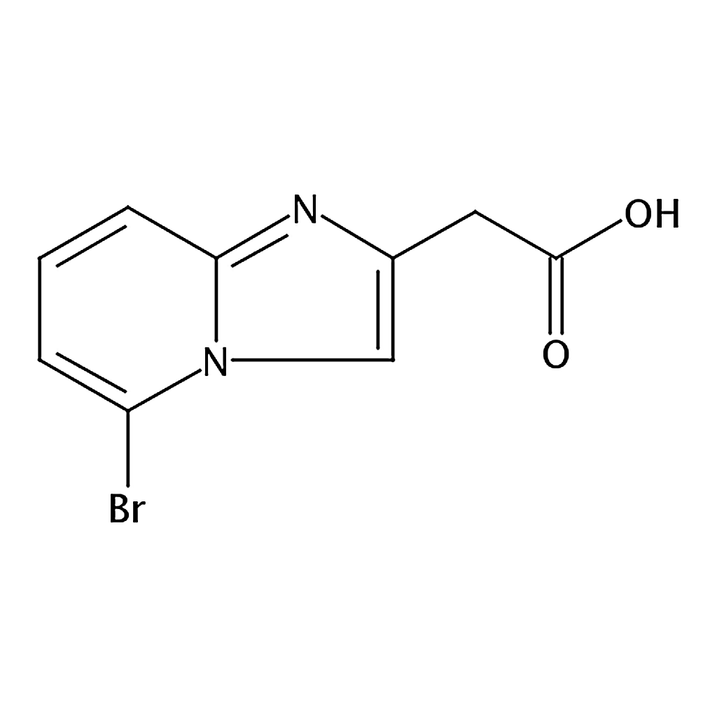 RHAWN 2-(5-Bromoimidazo[1,2-a]pyridin-2-yl)acetic acid