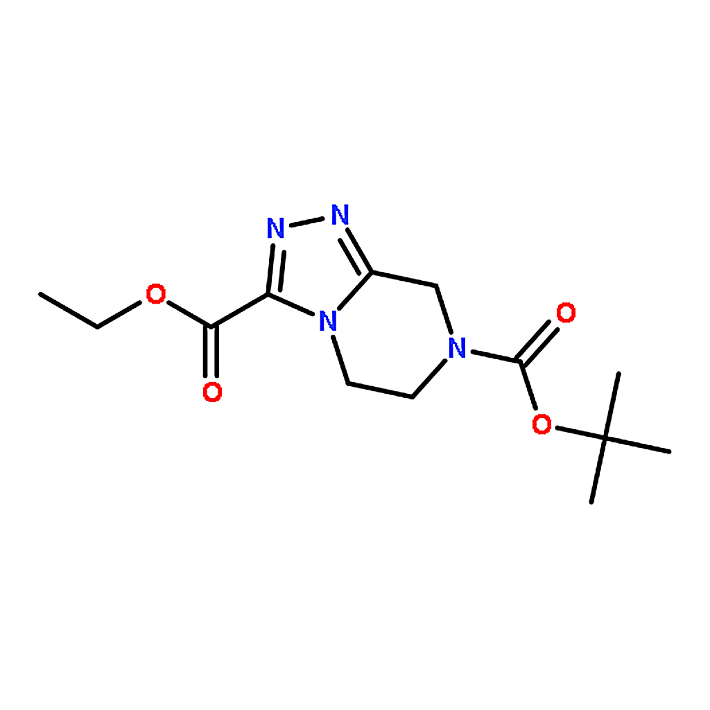 RHAWN Ethyl 7-Boc-5，6，7，8-tetrahydro-1，2，4-triazolo[4，5-a]pyrazine-3-carboxylate