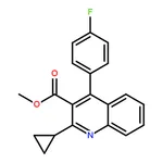 RHAWN Methyl 4-(4'-fluorophenyl)-2-(cyclopropyl)-3-quinolinecarboxylate