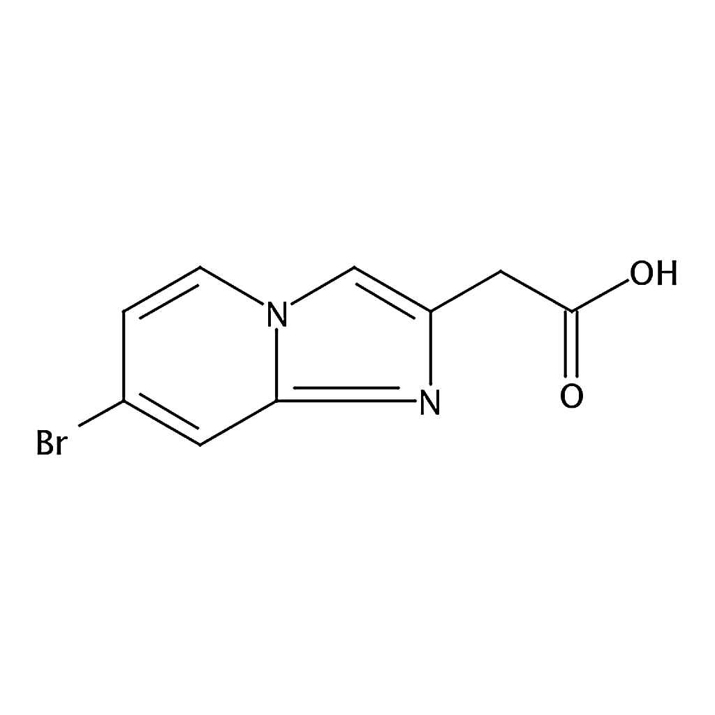 RHAWN 2-(7-Bromoimidazo[1,2-a]pyridin-2-yl)acetic acid