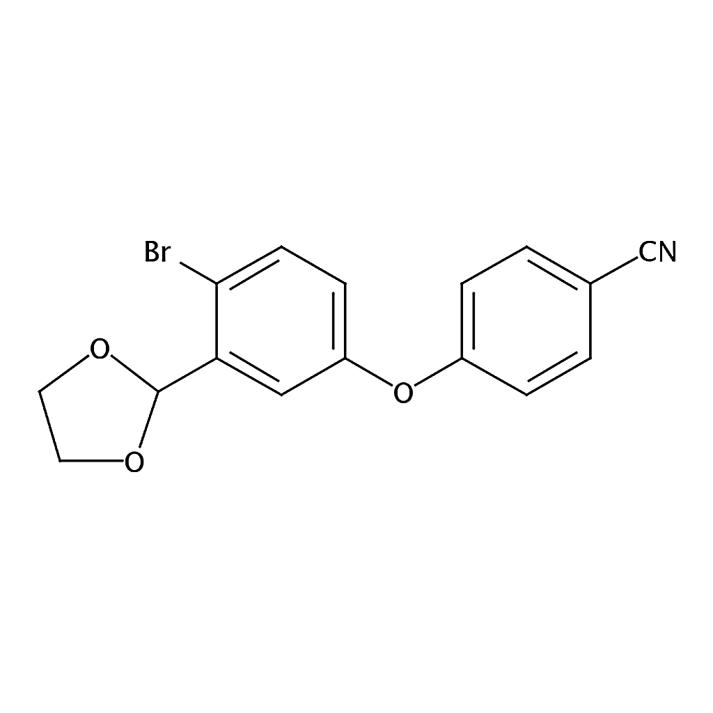 RHAWN 4-(4-Bromo-3-(1，3-dioxolan-2-yl)phenoxy)benzonitrile