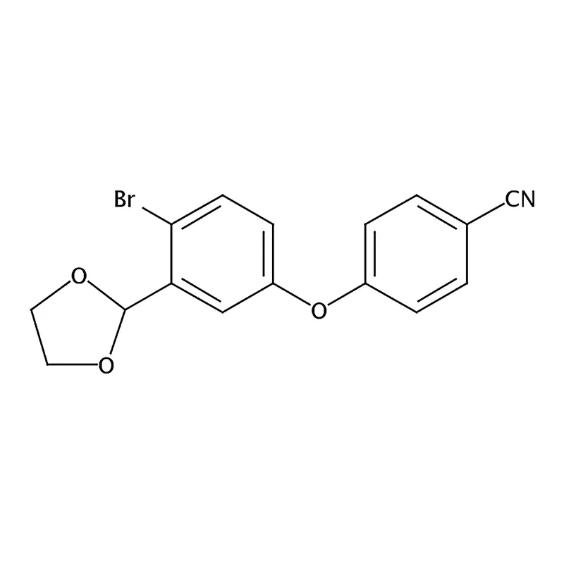 RHAWN 4-(4-Bromo-3-(1,3-dioxolan-2-yl)phenoxy)benzonitrile