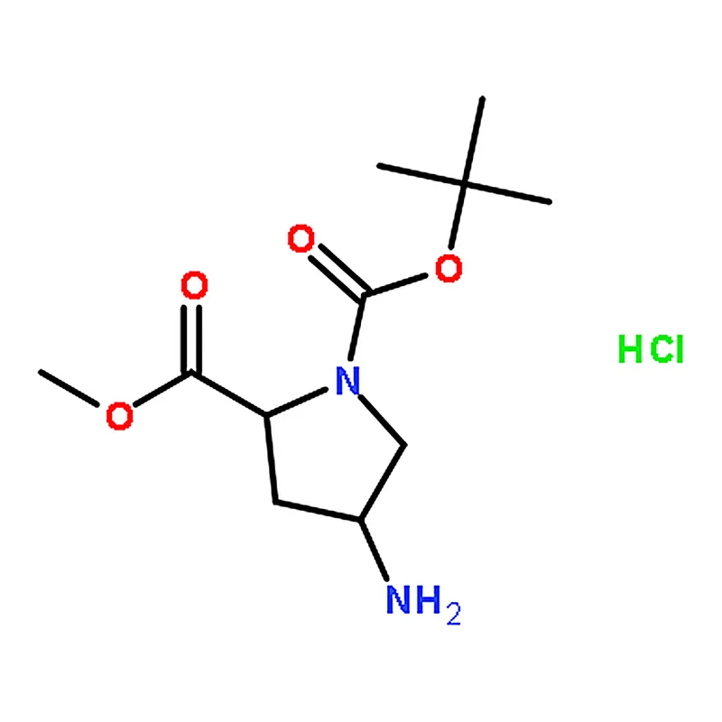 RHAWN (2R,4R)-1-tert-Butyl 2-methyl 4-aminopyrrolidine-1,2-dicarboxylate hydrochloride