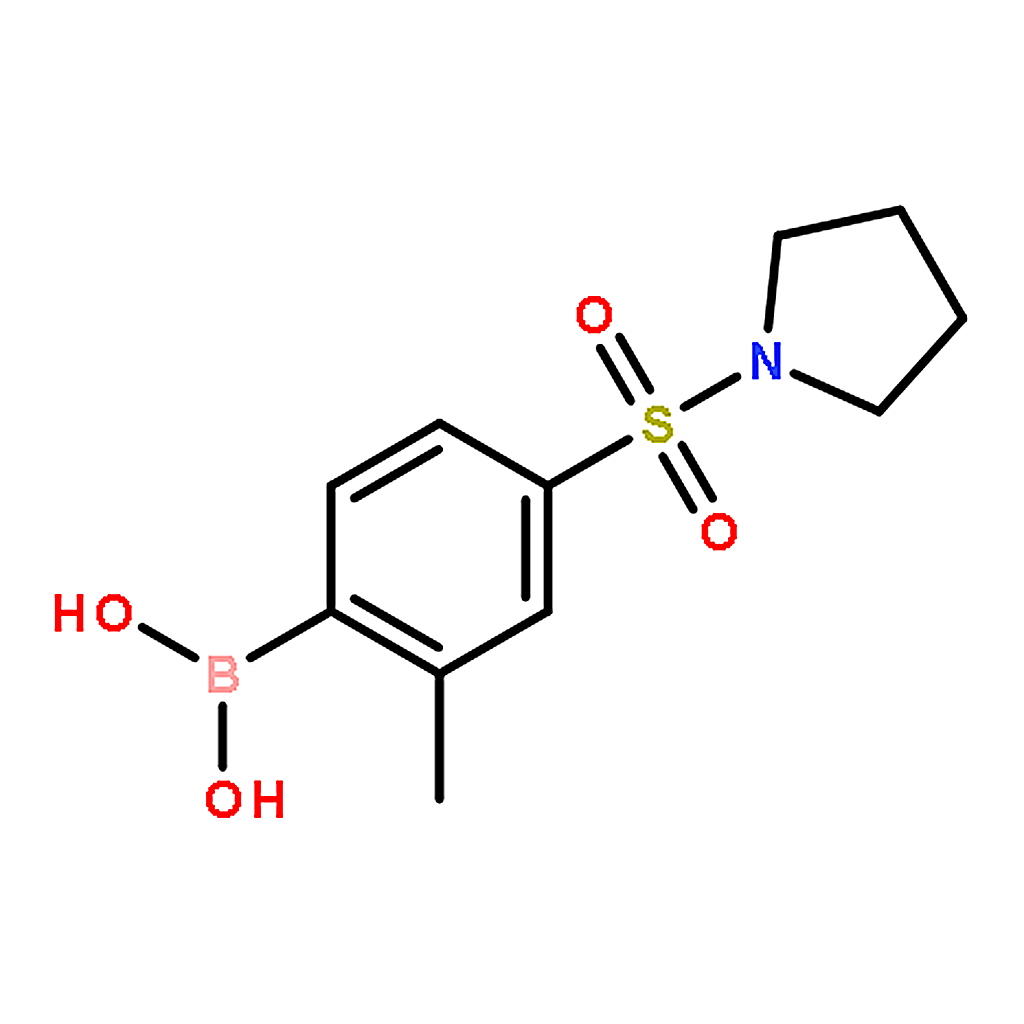RHAWN (2-Methyl-4-(pyrrolidin-1-ylsulfonyl)phenyl)boronic acid