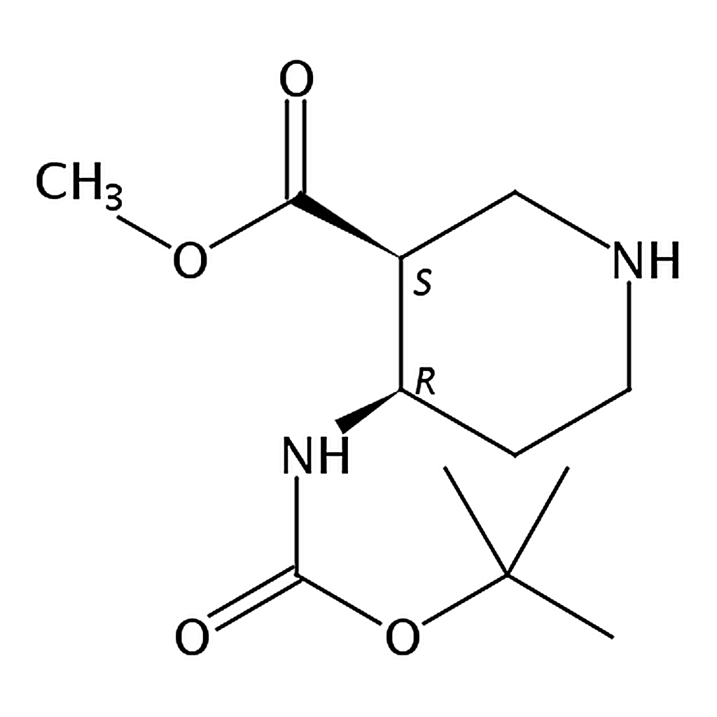 RHAWN cis-Methyl 4-((tert-butoxycarbonyl)amino)piperidine-3-carboxylate