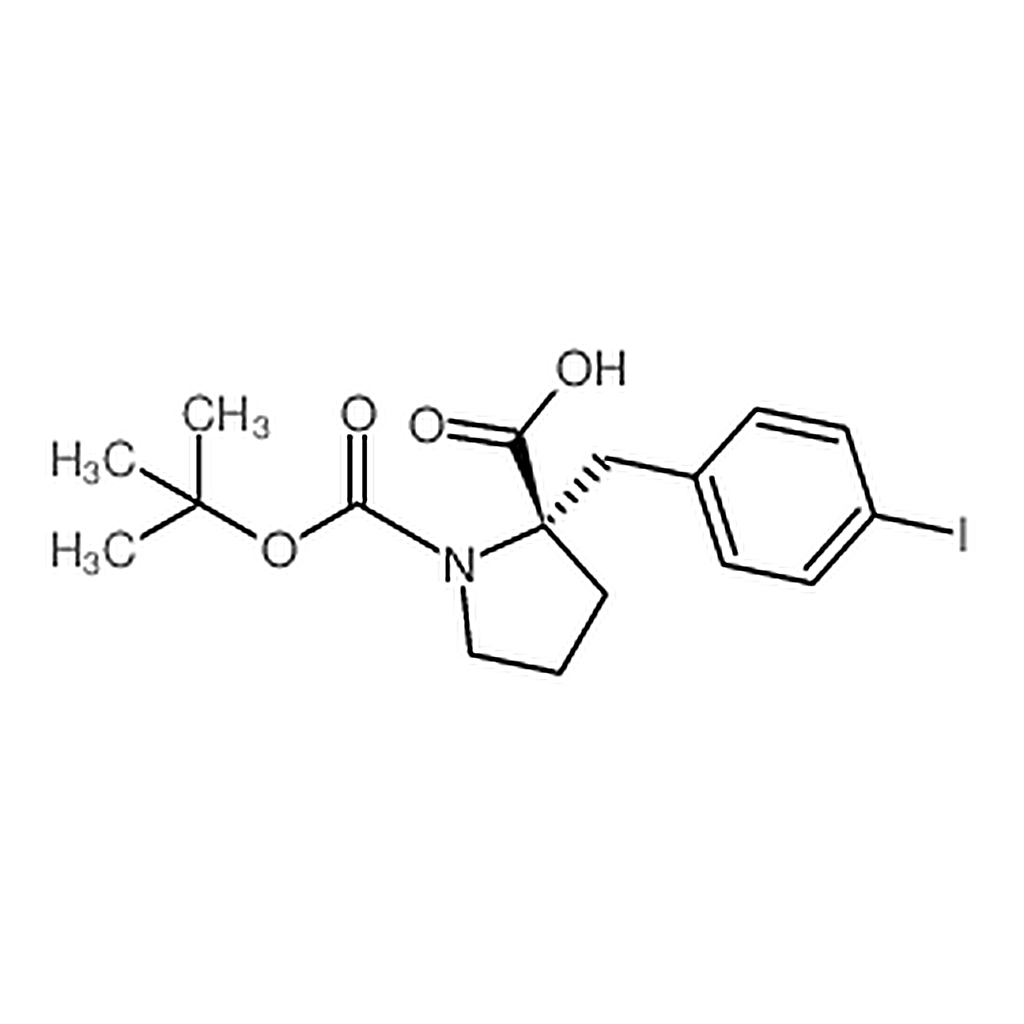 RHAWN (S)-1-(tert-Butoxycarbonyl)-2-(4-iodobenzyl)pyrrolidine-2-carboxylic acid