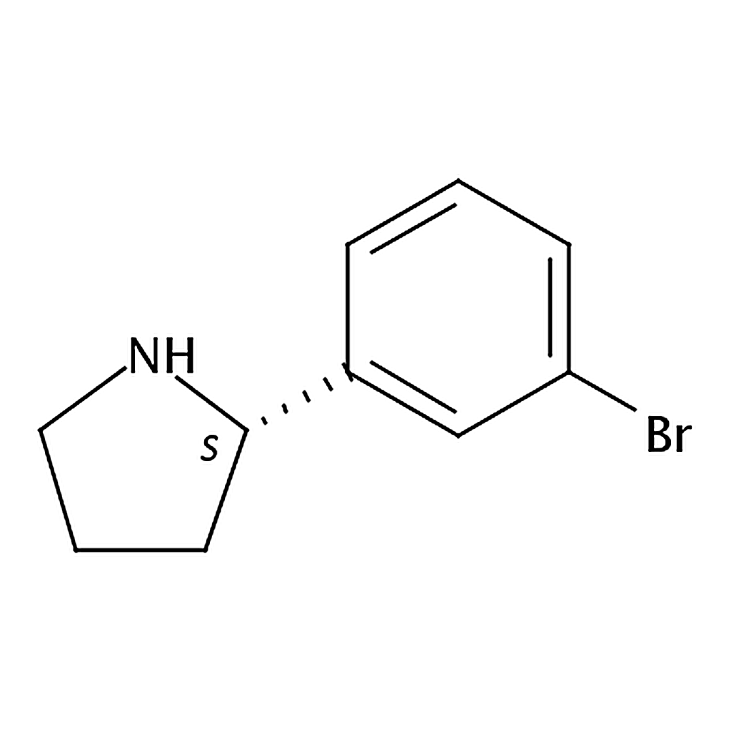 RHAWN (S)-2-(3-Bromophenyl)Pyrrolidine