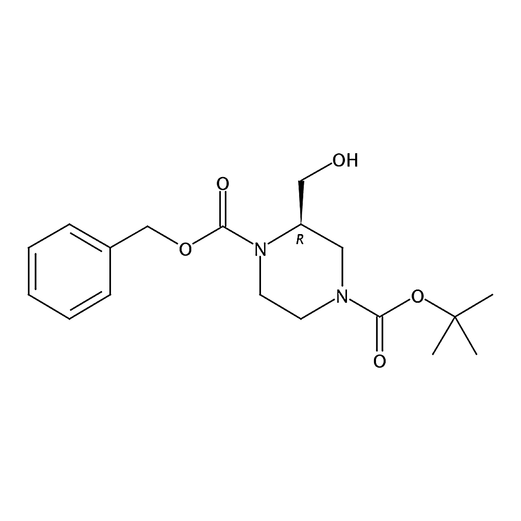 RHAWN (R)-1-Benzyl 4-tert-butyl 2-(hydroxymethyl)piperazine-1,4-dicarboxylate