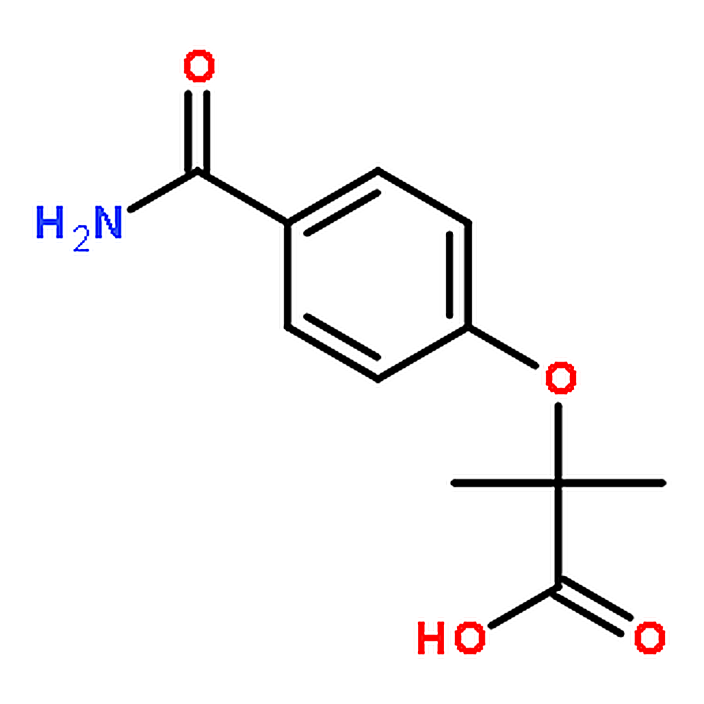 RHAWN 2-(4-Carbamoylphenoxy)-2-methylpropanoic acid