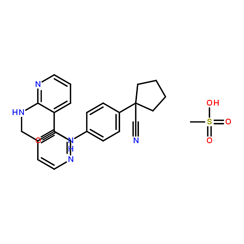 RHAWN N-[4-(1-Cyanocyclopentyl)phenyl]-2-[(4-pyridinylmethyl)amino]nico tinamide