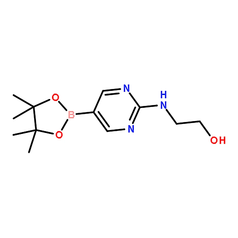 RHAWN 2-((5-(4,4,5,5-Tetramethyl-1,3,2-dioxaborolan-2-yl)pyrimidin-2-yl)amino)ethanol