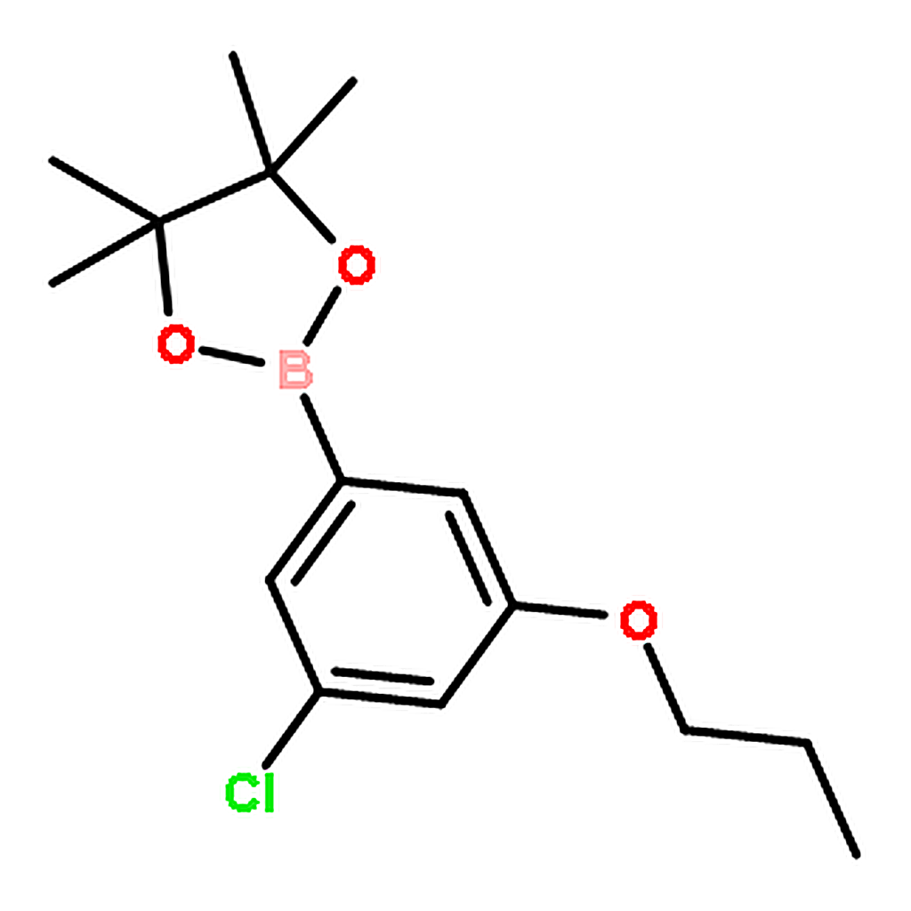 RHAWN 2-(3-Chloro-5-propoxyphenyl)-4,4,5,5-tetramethyl-1,3,2-dioxaborolane