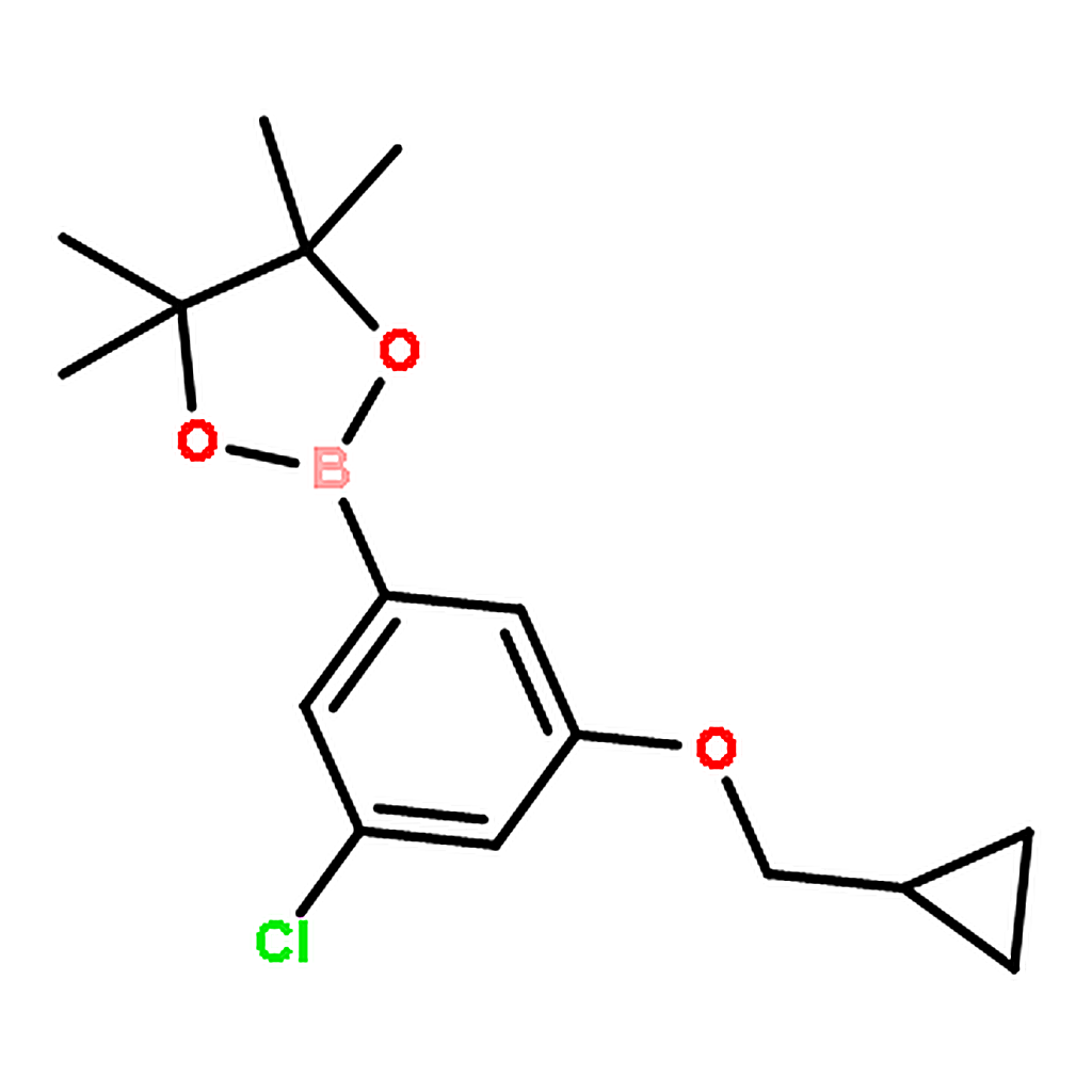 RHAWN 2-(3-Chloro-5-(cyclopropylmethoxy)phenyl)-4,4,5,5-tetramethyl-1,3,2-dioxaborolane
