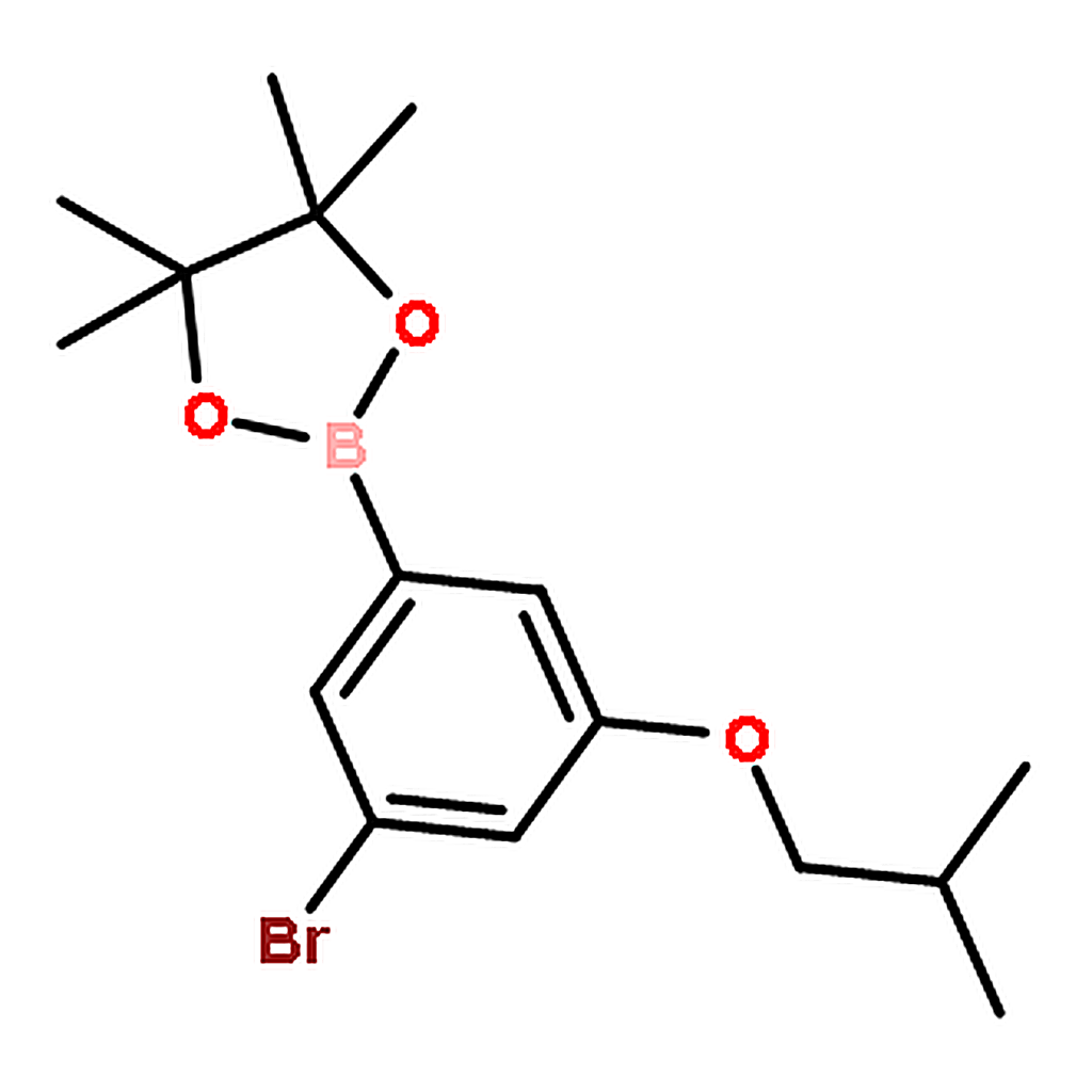 RHAWN 2-(3-Bromo-5-isobutoxyphenyl)-4,4,5,5-tetramethyl-1,3,2-dioxaborolane