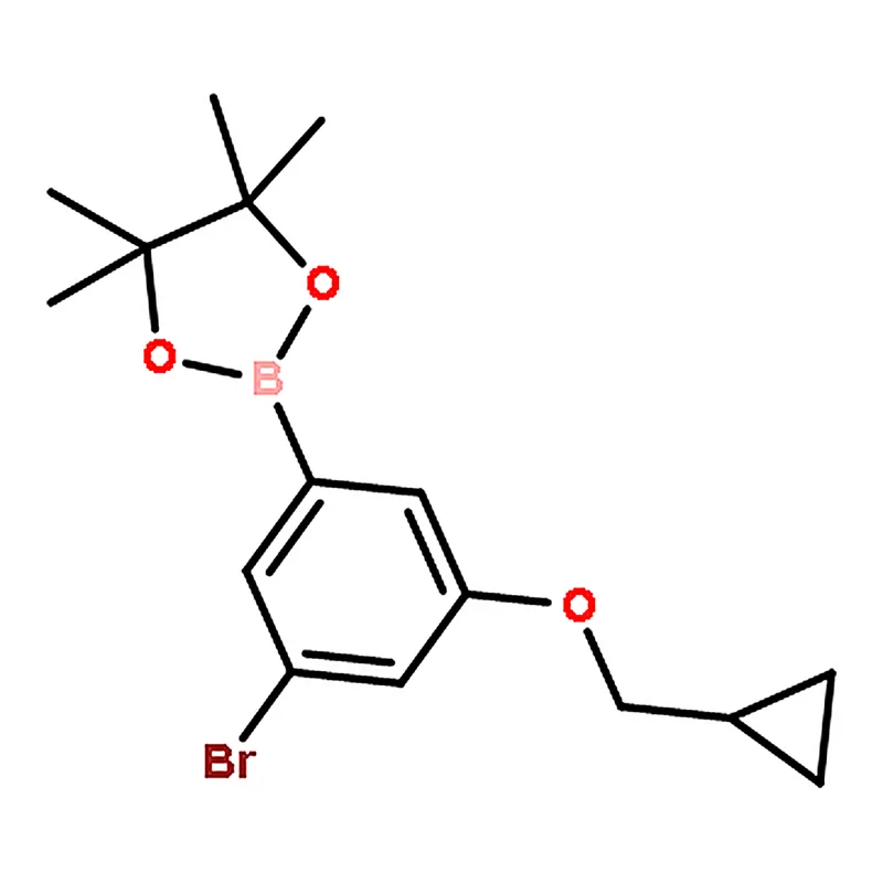 RHAWN 2-(3-Bromo-5-(cyclopropylmethoxy)phenyl)-4,4,5,5-tetramethyl-1,3,2-dioxaborolane