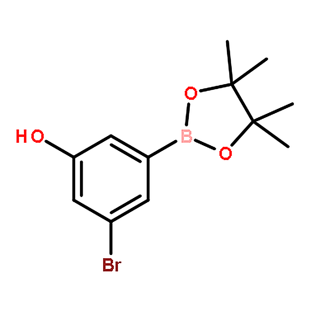 RHAWN 3-Bromo-5-(4,4,5,5-tetramethyl-1,3,2-dioxaborolan-2-yl)phenol