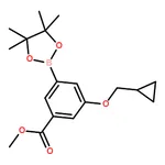 RHAWN Methyl3-(cyclopropylmethoxy)-5-(4,4,5,5-tetramethyl-1,3,2-dioxaborolan-2-yl)benzoate