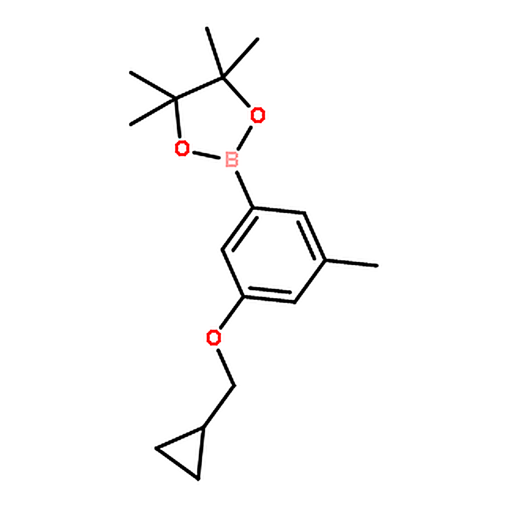 RHAWN 2-(3-(Cyclopropylmethoxy)-5-methylphenyl)-4,4,5,5-tetramethyl-1,3,2-dioxaborolane