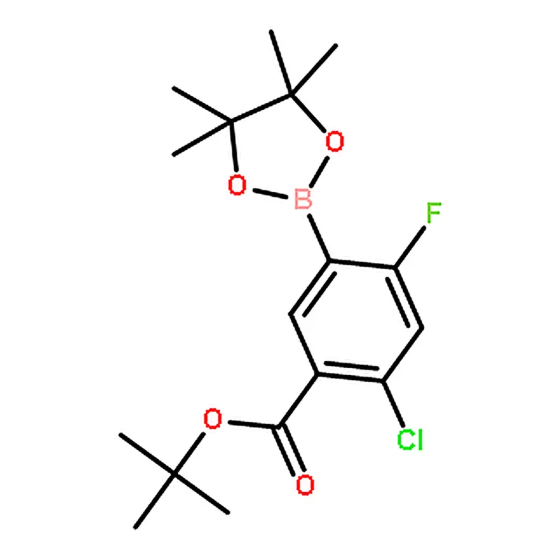 RHAWN tert-Butyl 2-chloro-4-fluoro-5-(4,4,5,5-tetramethyl-1,3,2-dioxaborolan-2-yl)benzoate