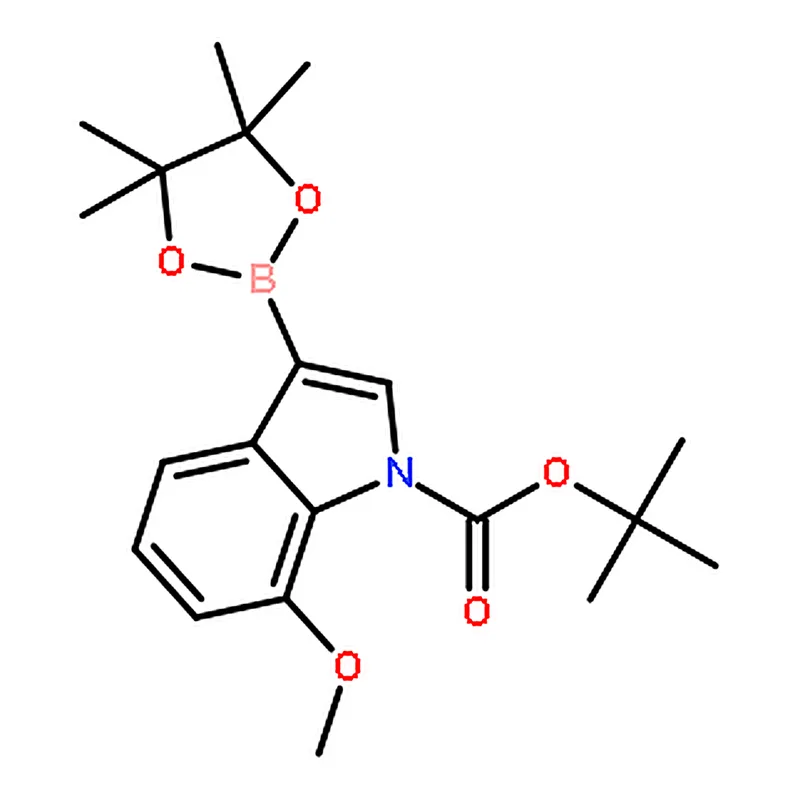 RHAWN tert-Butyl 7-methoxy-3-(4,4,5,5-tetramethyl-1,3,2-dioxaborolan-2-yl)-1H-indole-1-carboxylate