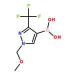 RHAWN (1-(Methoxymethyl)-3-(trifluoromethyl)-1H-pyrazol-4-yl)boronic acid