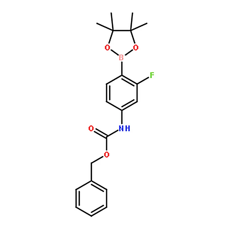 RHAWN Benzyl (3-fluoro-4-(4,4,5,5-tetramethyl-1,3,2-dioxaborolan-2-yl)phenyl)carbamate