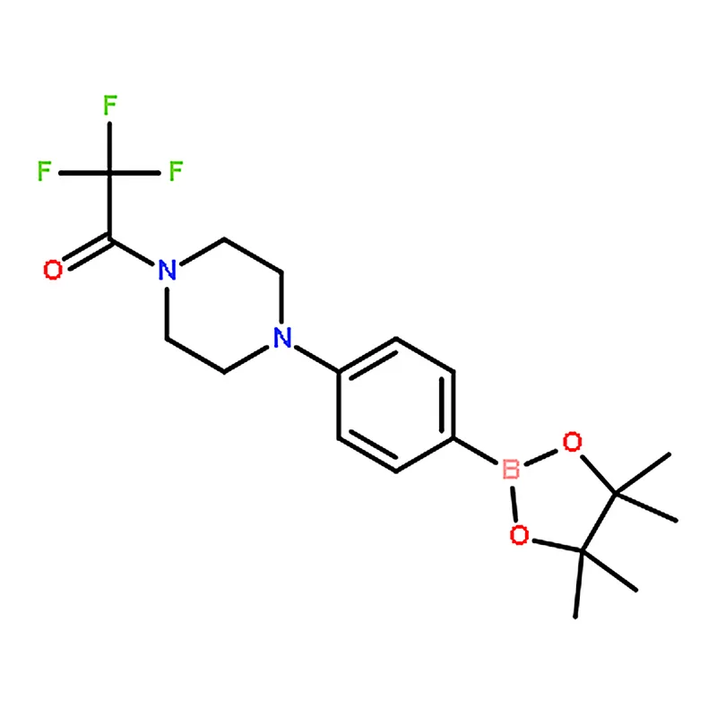 RHAWN 2,2,2-Trifluoro-1-(4-(4-(4,4,5,5-tetramethyl-1,3,2-dioxaborolan-2-yl)phenyl)piperazin-1-yl)e