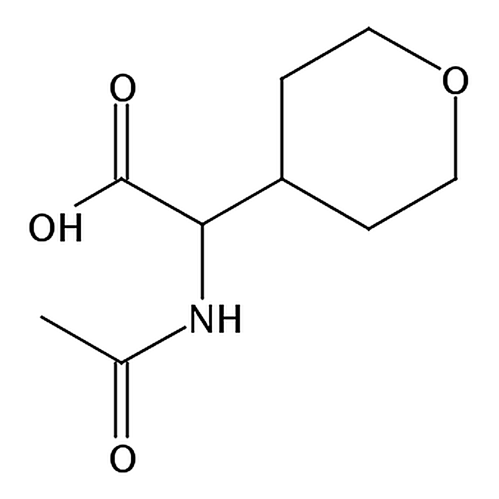RHAWN 2-Acetamido-2-(tetrahydro-2H-pyran-4-yl)aceticacid