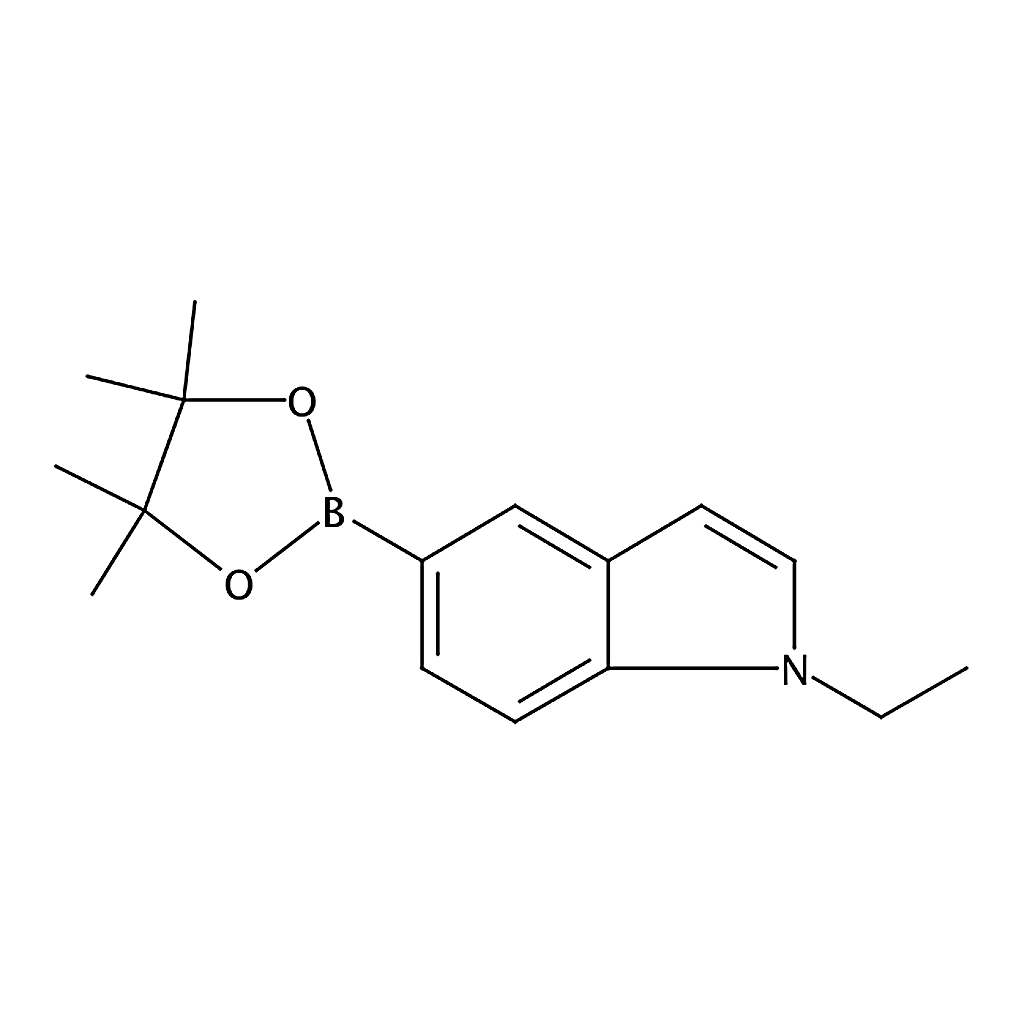 RHAWN 1-Ethyl-5-(4,4,5,5-tetramethyl-1,3,2-dioxaborolan-2-yl)-1H-indole