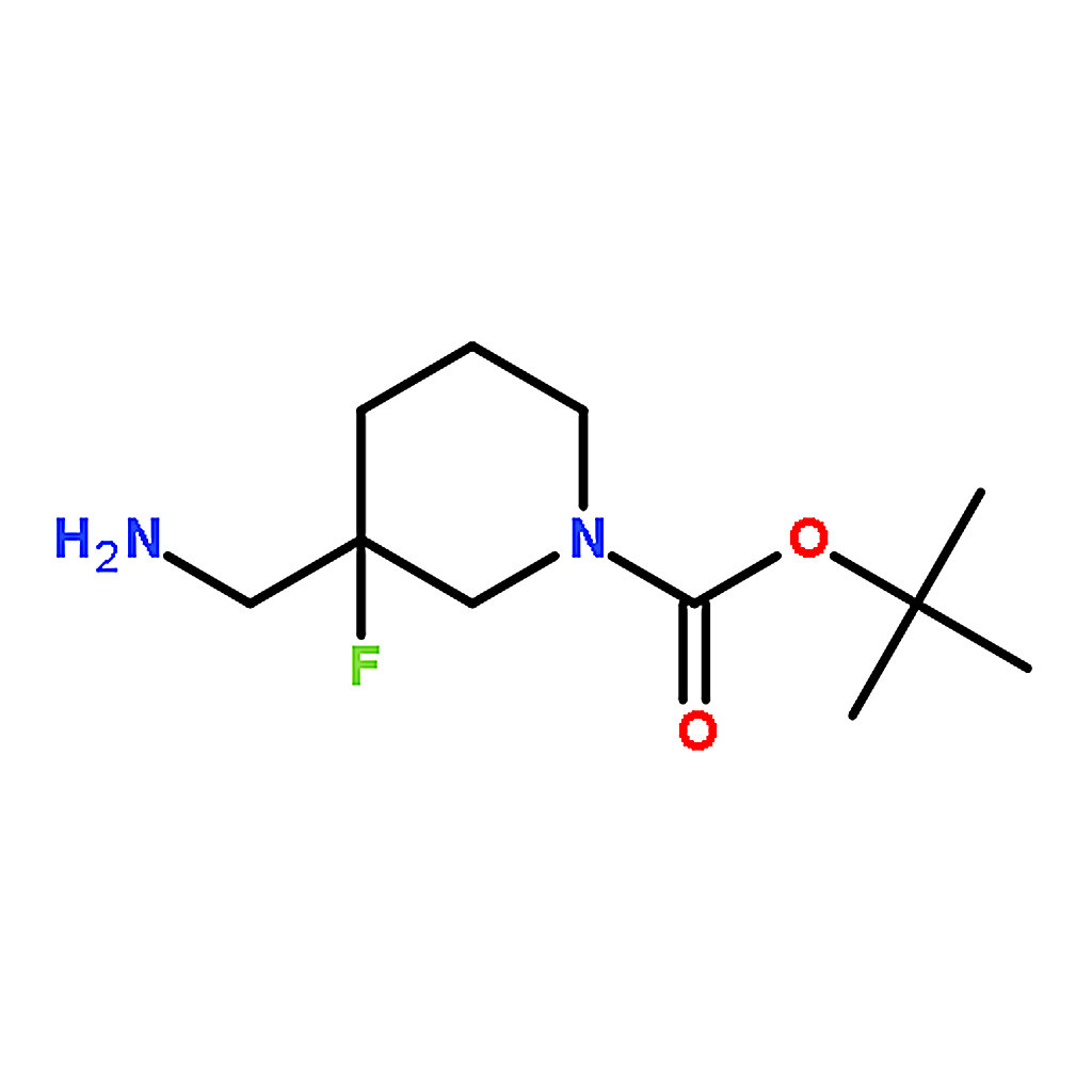 RHAWN tert-butyl 3-(aminomethyl)-3-fluoropiperidine-1-carboxylate