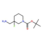 RHAWN tert-butyl 3-(aminomethyl)-3-fluoropiperidine-1-carboxylate
