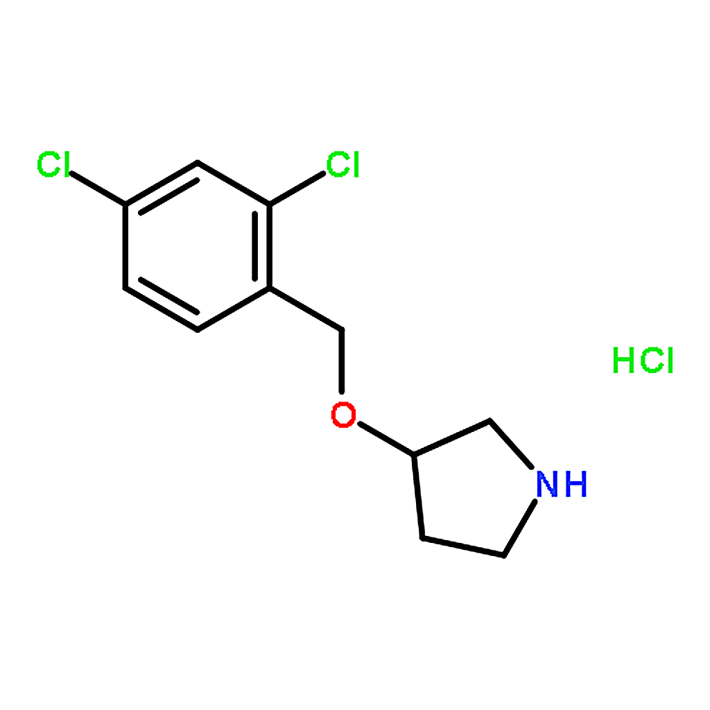 RHAWN 3-((2，4-Dichlorobenzyl)oxy)pyrrolidine hydrochloride