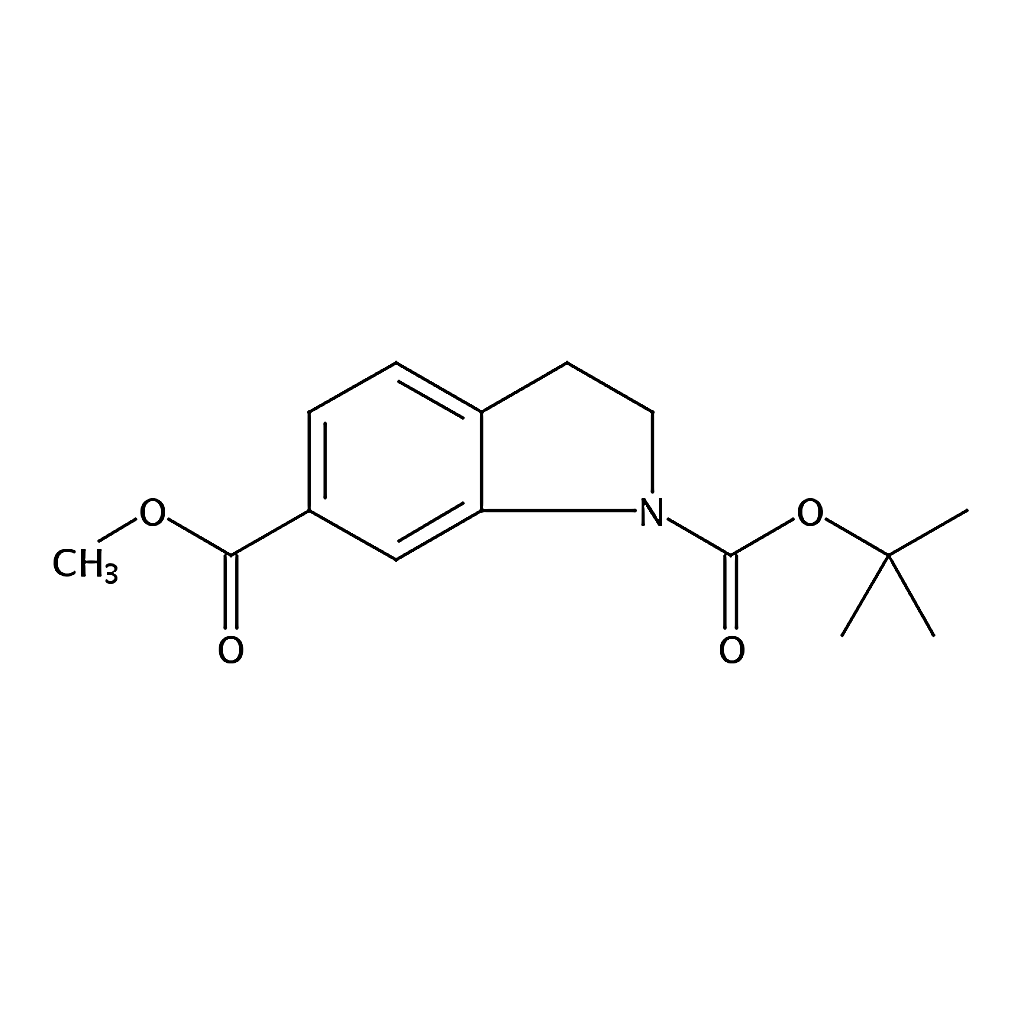 RHAWN 1-tert-Butyl 6-methyl indoline-1,6-dicarboxylate
