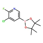RHAWN 3-Chloro-2-fluoro-5-(4,4,5,5-tetramethyl-1,3,2-dioxaborolan-2-yl)pyridine