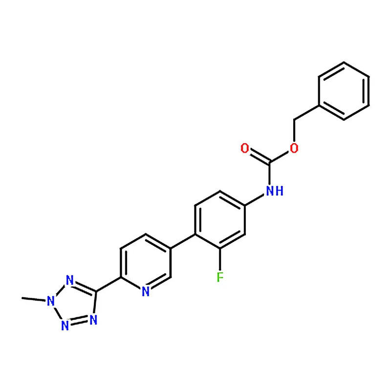 RHAWN Benzyl (3-fluoro-4-(6-(2-methyl-2H-tetrazol-5-yl)pyridin-3-yl)phenyl)carbamate