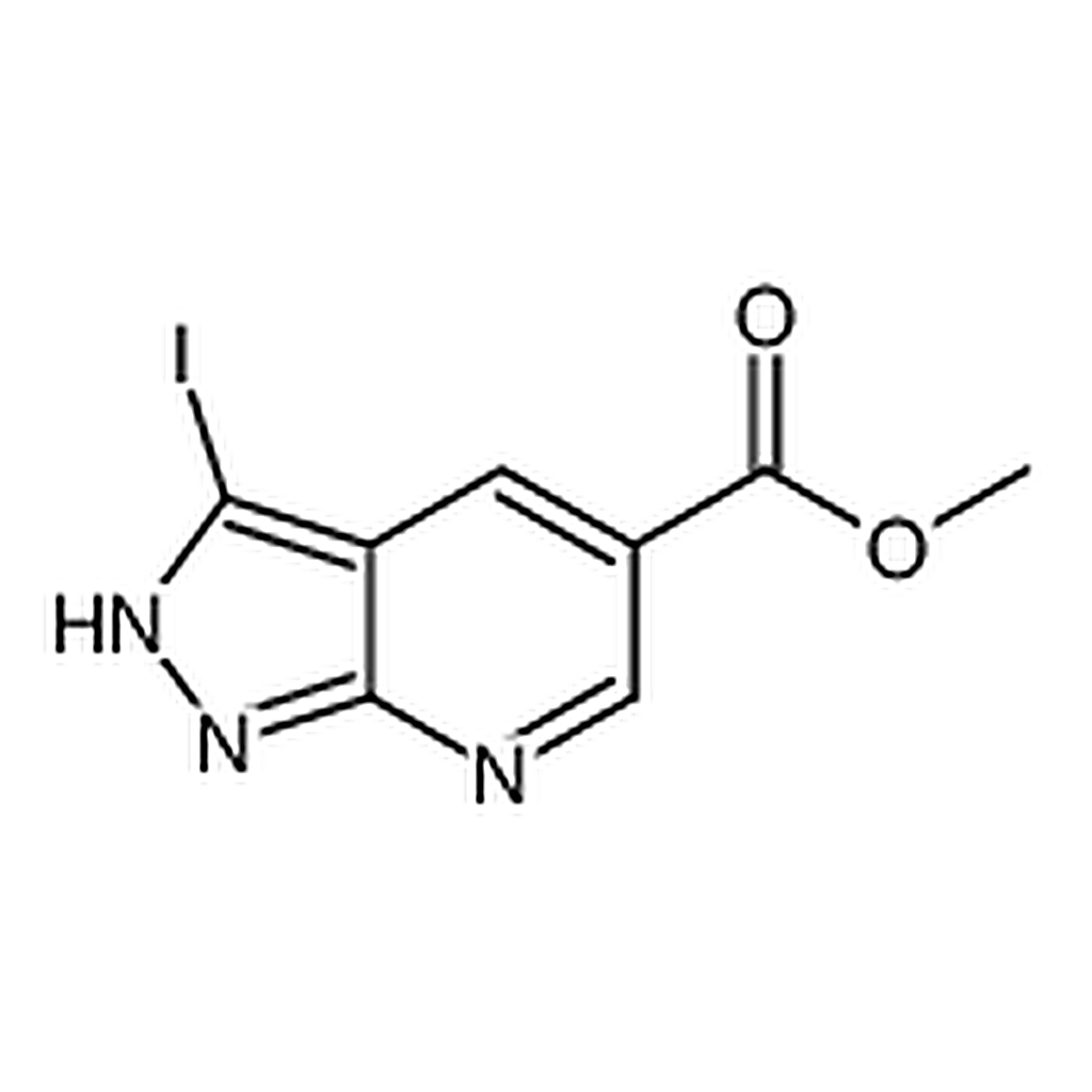 RHAWN Methyl 3-iodo-1H-pyrazolo[3,4-b]pyridine-5-carboxylate