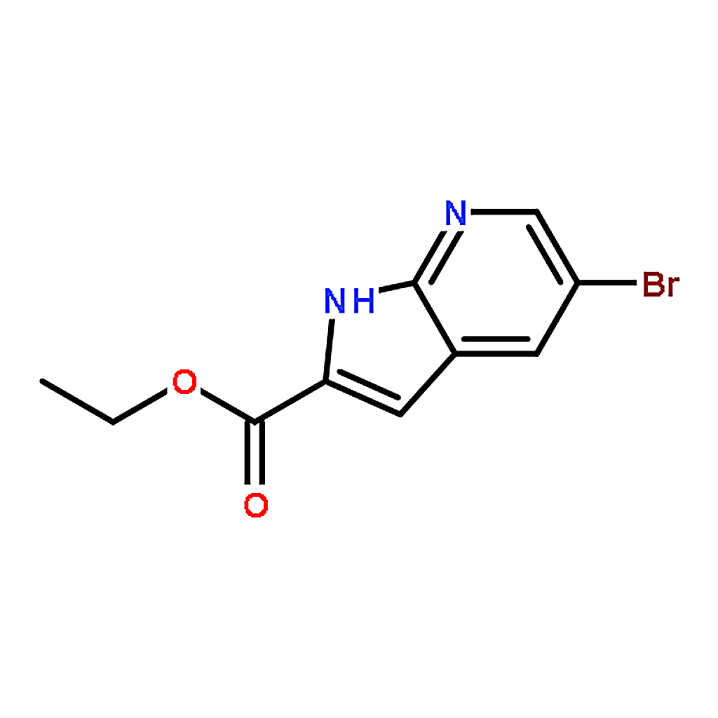 RHAWN Ethyl 5-bromo-1H-pyrrolo[2,3-b]pyridine-2-carboxylate