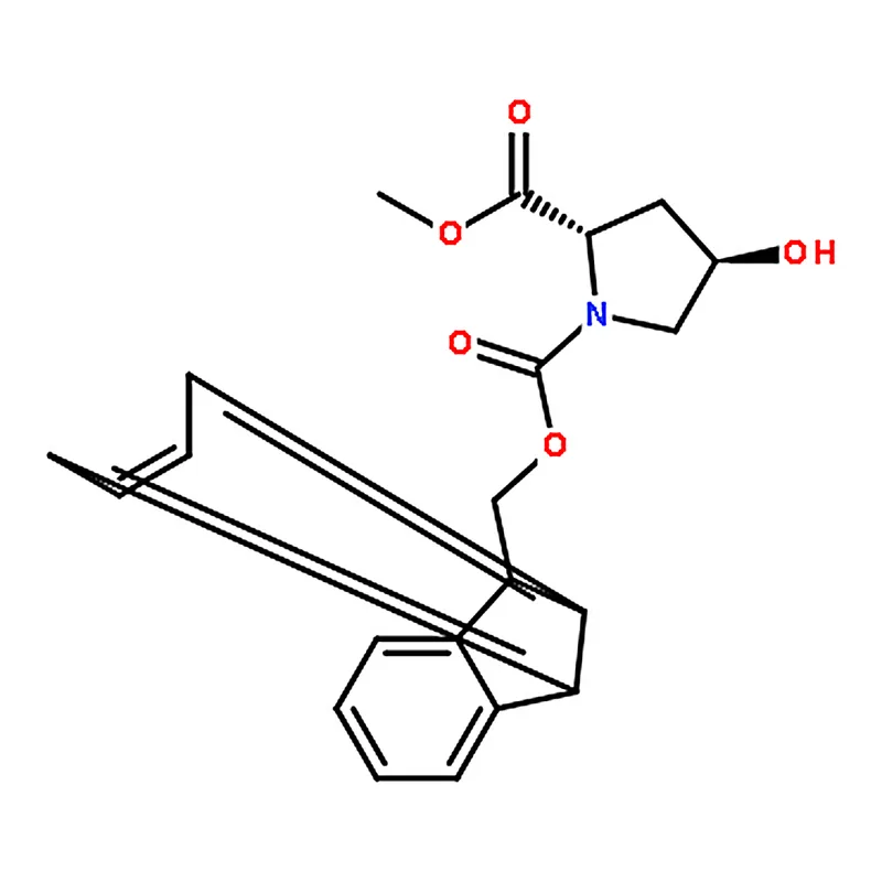 RHAWN (2S,4R)-1-((9H-Fluoren-9-yl)methyl) 2-methyl 4-hydroxypyrrolidine-1,2-dicarboxylate