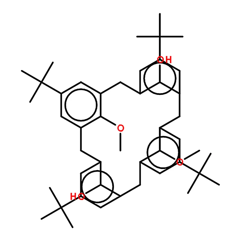 RHAWN 15,35,55,75-Tetra-tert-butyl-32,72-dimethoxy-1,3,5,7(1,3)-tetrabenzenacyclooctaphane-12,52-d