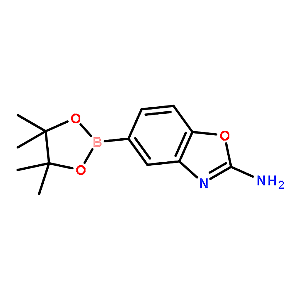 RHAWN 5-(4,4,5,5-Tetramethyl-1,3,2-dioxaborolan-2-yl)benzo[d]oxazol-2-amine