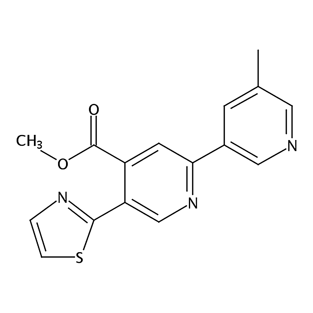 RHAWN Methyl 5'-methyl-5-(thiazol-2-yl)-[2,3'-bipyridine]-4-carboxylate