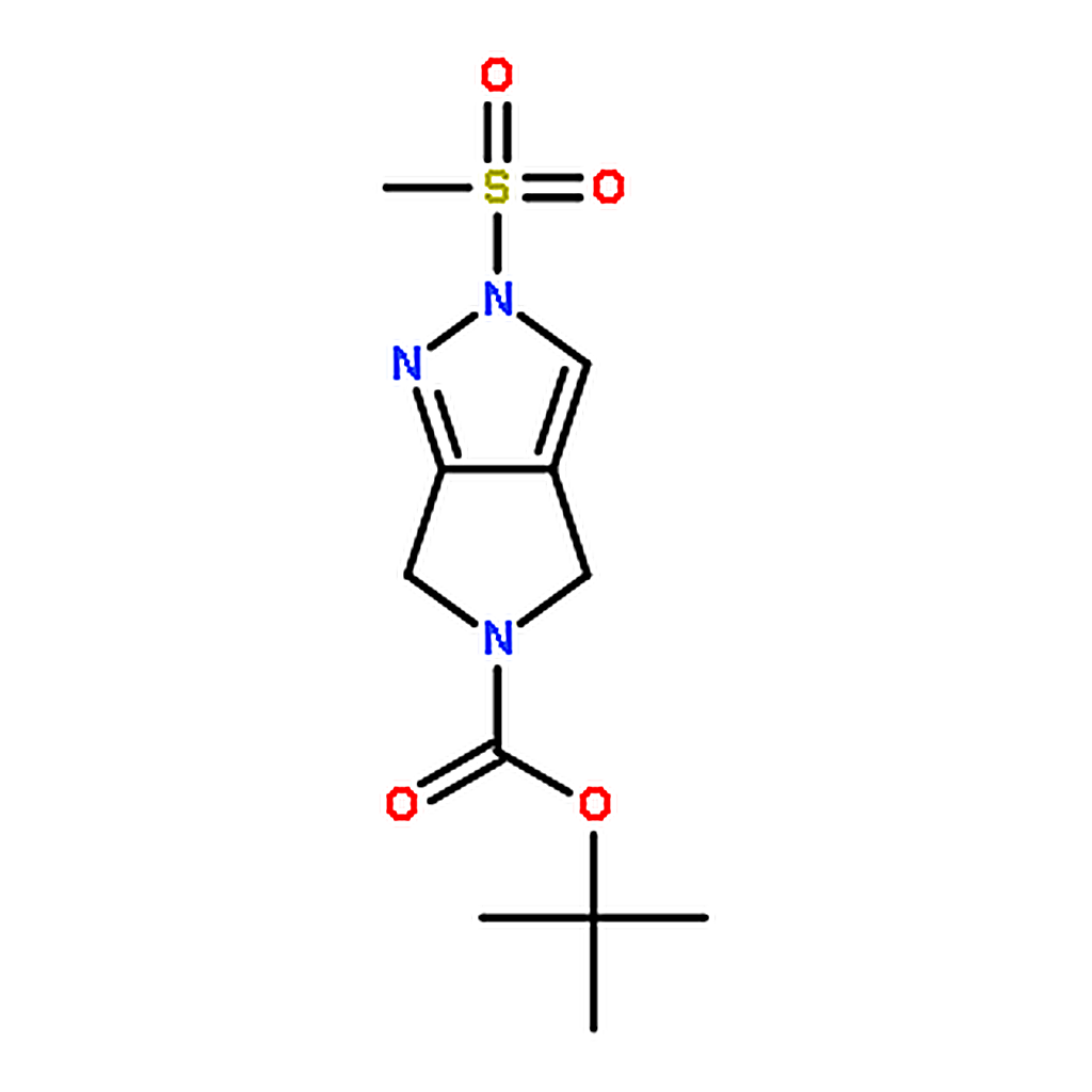RHAWN tert-Butyl 2-(methylsulfonyl)-4,6-dihydropyrrolo[3,4-c]pyrazole-5(2H)-carboxylate