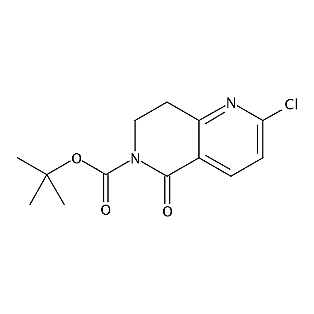RHAWN tert-Butyl2-chloro-5-oxo-5，6，7，8-tetrahydro-1，6-naphthyridine-6-carboxylate
