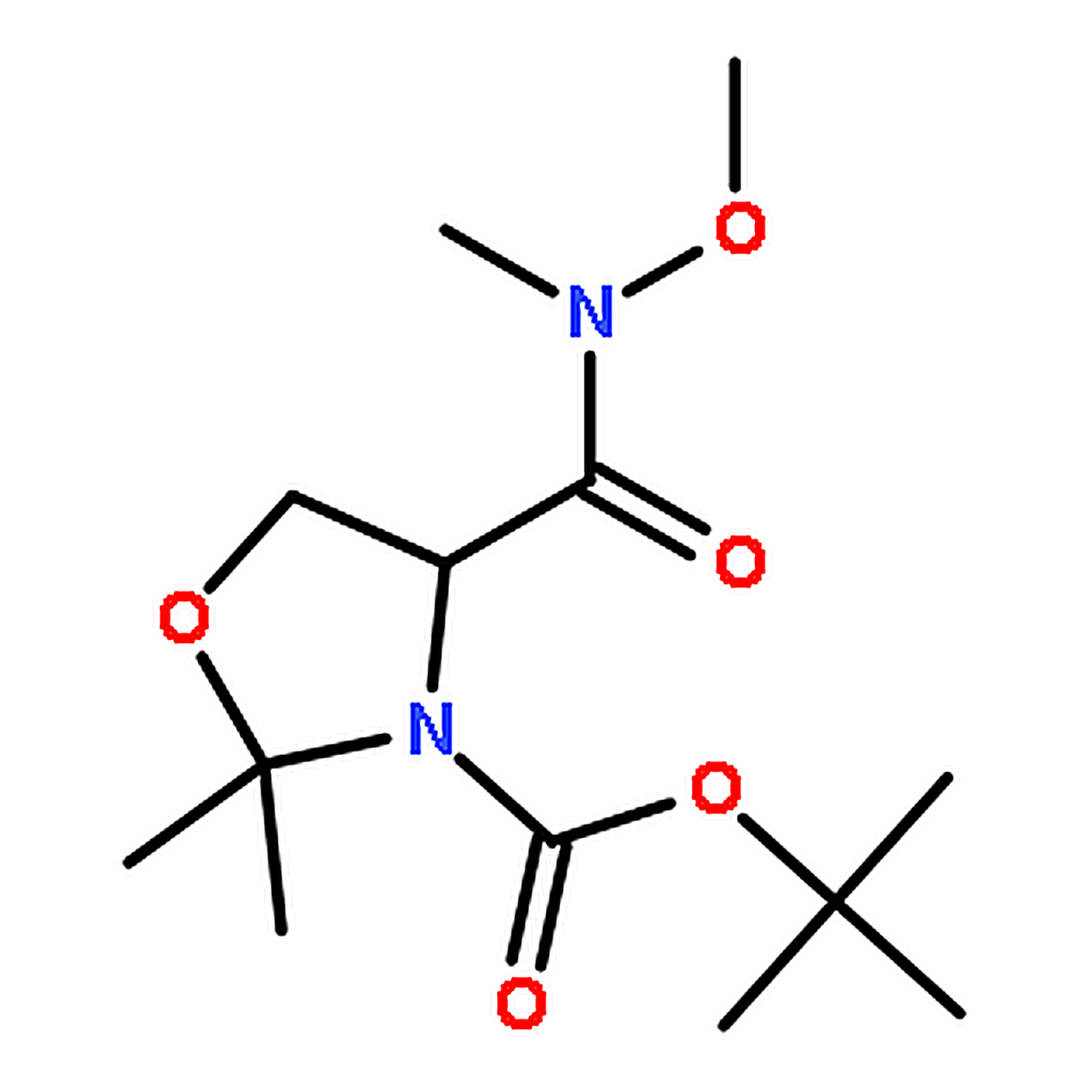 RHAWN (S)-tert-Butyl 4-(methoxy(methyl)carbamoyl)-2,2-dimethyloxazolidine-3-carboxylate