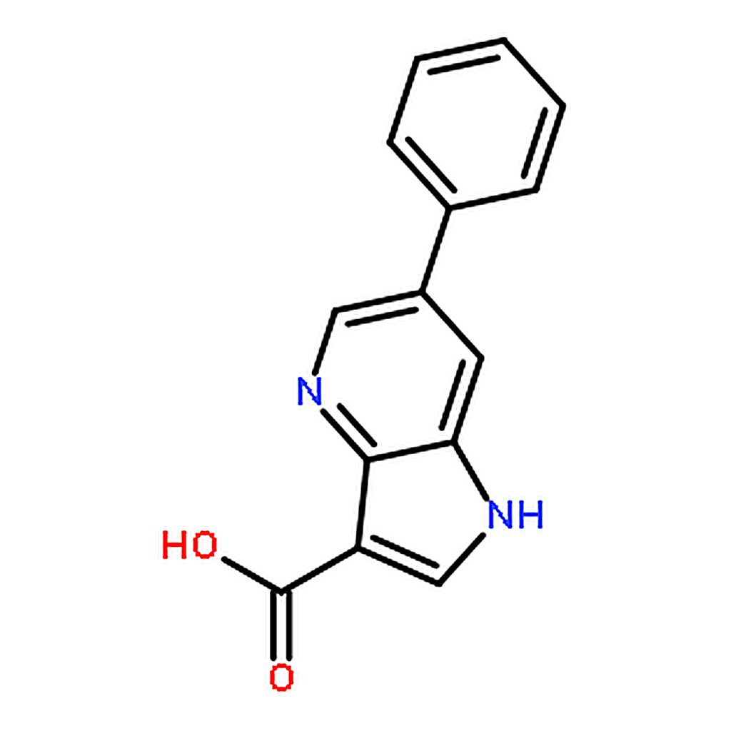 RHAWN 6-Phenyl-1H-pyrrolo[3，2-b]pyridine-3-carboxylicacid