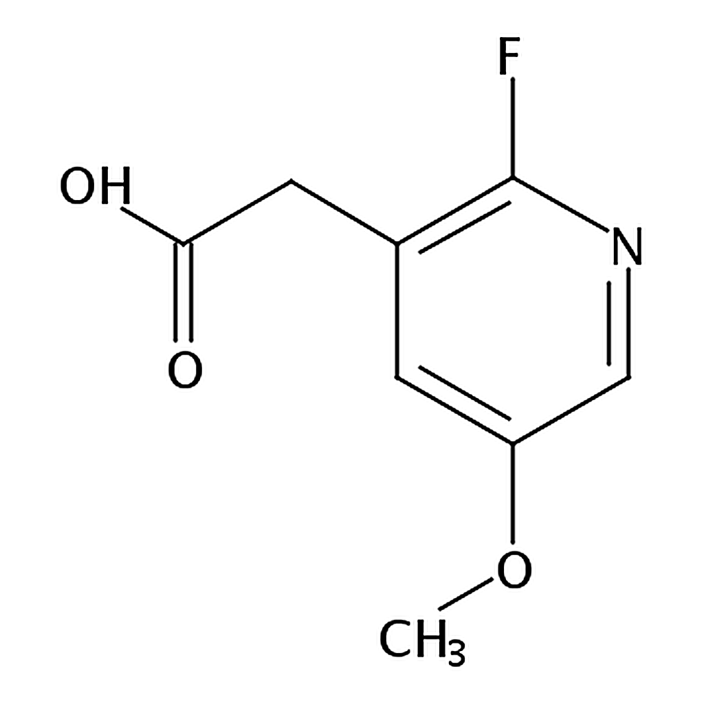 RHAWN 2-(2-Fluoro-5-methoxypyridin-3-yl)acetic acid